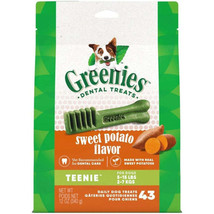 Greenies Dog Dental Treats Teenie Sweet Potato 1ea/12 oz, 43 ct - $33.61
