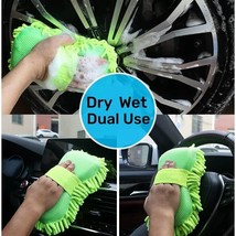 Microfiber Car Washer Sponge Cleaning Car Care Detailing Brushes Washing Towel A - £7.98 GBP