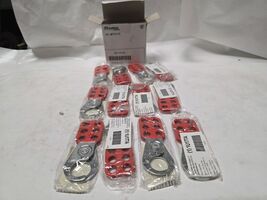 Master Lock (12) 1U177A Steel Safety Lockout 6 Lock Hasp [Box of 12 pcs.] - $59.99