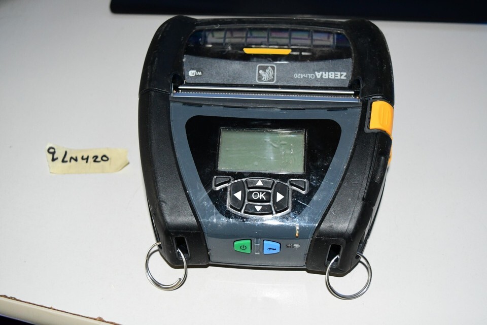 ZEBRA QLN420 BLUETOOTH MOBILE THERMAL PRINTER UNTESTED FOR PARTS AS IS #... - $53.10