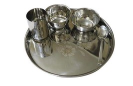 Set da cucina Thali Serveware Premium Dinnerware in acciaio inossidabile... - £13.56 GBP