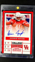 2017 Panini Contenders College Autograph Ticket 249 Steven Taylor Auto RC Rookie - £3.42 GBP