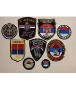 REPUBLIC SRPSKA ARMY, GROUPING OF 9 PATCHES,  CIRCA 1992-1995, VINTAGE, ... - $59.40