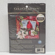Dimensions The Gold Collection Petites Love Ornament Cross Stitch Kit #7... - $29.60