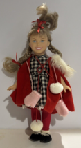 Playmates Toys 2000 CINDY LOU WHO 14&quot; Doll Dr Seuss Grinch Stole Christmas - $27.60 CAD