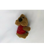 Flocked Plastic Dog Figure 2.75 Inch Pinch Squeeze Hugs - $12.95