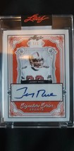 Jerry Rice Ruby fire Gemstone Mirrored scroll 1/1 Leaf Signature 49ers - $4,999.99