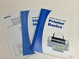 Epson Stylus C82 Printer Manual Lot Reference Guide Instructions - $4.89