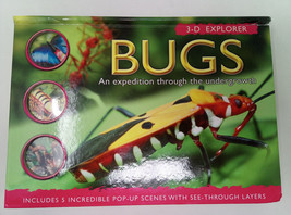 Bugs 3D Explorer Pop-Up Book An Expedition Through the Undergrowth Hardcover - £5.41 GBP