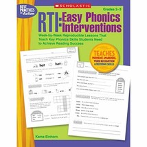 RTI: Easy Phonics Interventions: Week-by-Week Reproducible Lessons That ... - £14.22 GBP