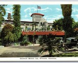 Entrance of Glenwood Mission Inn Riverside California CA UNP WB Postcard... - $2.92