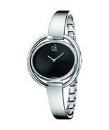 Calvin Klein K4F2N111 Impetuous Black Dial Ladies Stainless Steel Watch - £144.85 GBP