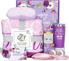 Retirement Gifts for Women with Blanket,Best Retirement Gifts Ideas for Retired - £48.08 GBP