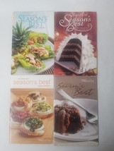 4 The Pampered Chef Seasons Best Recipes Collection 2004, 2007 &amp; 2011 - £7.90 GBP