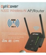 Factory Sealed OptiCover N300 Wireless-N AP/Router W/Two External Antenn... - $115.64 MXN