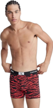 Calvin Klein Men's 1996 Micro Boxer Briefs Tiger Stripe Red-Small 28-30W - $18.99