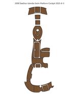 2008 SeaDoo Islandia Swim Platform Cockpit Pad Boat EVA Foam Faux Teak Deck - $16,491.35 MXN