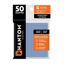 Phantom Sleeves: &quot;Orange Size&quot; (70mm x 70mm) - Matte/Matte (50) - $8.48