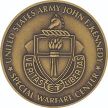 Army John F. Kennedy Jfk Special Warfare Challenge Coin - £27.40 GBP