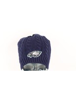 NOS Vtg Philadelphia Eagles Football Fleece Lined Cable Knit Beanie Hat ... - £31.07 GBP