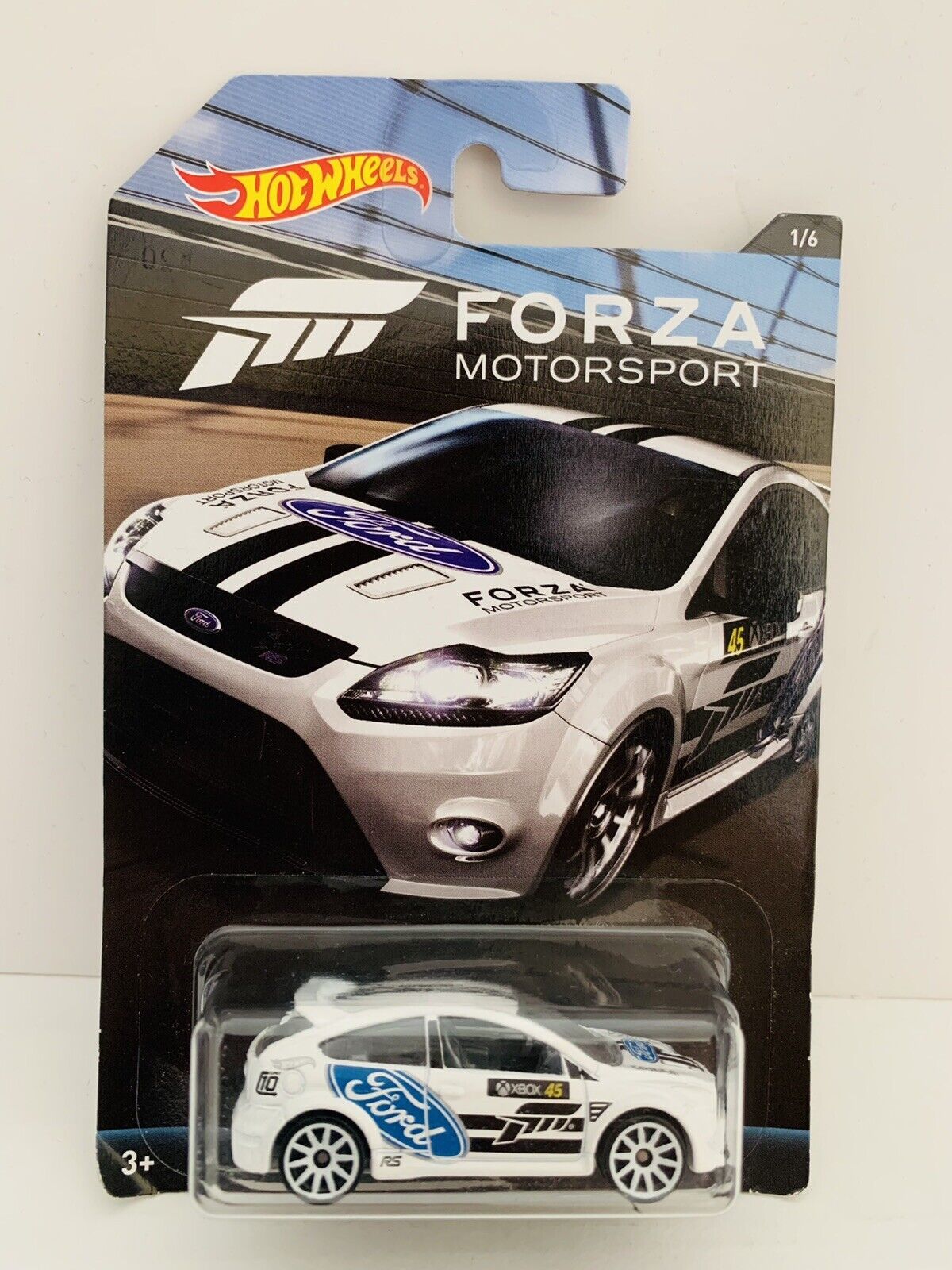 Hot Wheels Forza Motorsport ‘09 Ford Focus RS Car Figure (1/6) *SEALED*