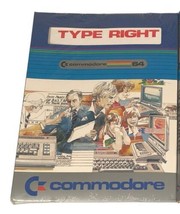 Commodore 64 Type Right Software 5.25 inch Floppy C64334 Brand New Sealed - $29.70