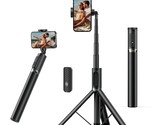 55&quot; Selfie Stick Tripod, All-In-One Extendable Aluminum Phone Tripod Wit... - $51.99