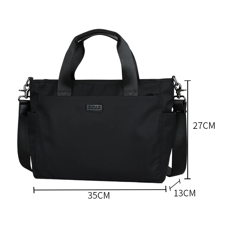 BJIAX Men Bag Casual Oxford Briefcase Men Fashion Large Capacity Crossbo... - $68.16