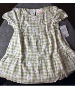 Jumping Beans Toddler Girls Green Pink Floral Tiered Dress Size 2T - $17.58 CAD