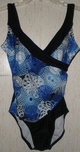 New! Womens Catalina Spirograph Print One Piece Swimsuit Size S (4/6) - $23.33