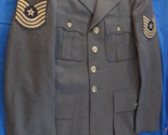 1951 KOREAN WAR USAF AIR FORCE DRESS BLUE 84 18 OZ SERVICE UNIFORM JACKE... - $71.99