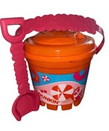 2025 Dunkin Donuts Sandcastle Munchkin Bucket Summer Limited Edition Lid... - $331.23 MXN