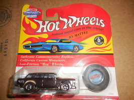 1993 Hot Wheels &quot;Classic Nomad&quot; Collector 5743 Vintage Collection BLACK w/Button - $6.00