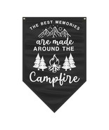 Personalized Campfire Memories Pennant Banner: Black and White - £38.08 GBP+