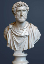 Antoninus Pius Roman Emperor 36.7&quot; Sculpture bust Museum Replica Reprodu... - £3,815.93 GBP
