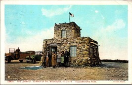 The Lookout Summit of Mt. Washburn Yellowstone Park Postcard PC83 - £3.92 GBP