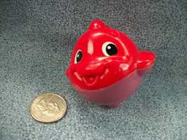 Hard Plastic Red &amp; Purple Fish Rattle  - $1.13