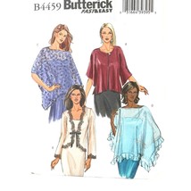 Butterick Sewing Pattern 4459 Poncho Shrug BOHO Misses Size L-XL - $9.89