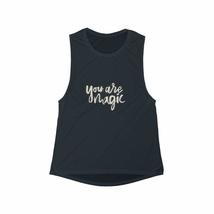 You are Magic Women&#39;s Flowy Scoop Muscle Tank Black - £26.94 GBP+