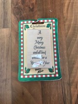 Stamp Affair  RUBBER STAMP A very Merry Christmas &amp; all best wishes.. Ne... - £8.65 GBP