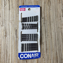 Vintage 2003 Conair Silver Gray Styling Essentials Hair Bobby Pins 48 - $9.89