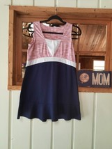 Tail Women&#39;s A Line Blue/Pink/White Tennis Dress Sz L - $29.70