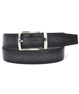 Paul Parkman Mens Belt Leather Dual Tone Gray Black Hand-Painted B01-GRY... - $149.99