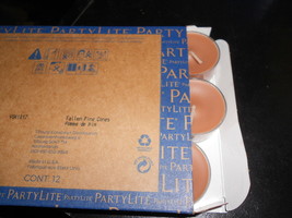 Partylite Tealights dozen (new) FALLEN PINE CONES - $16.55