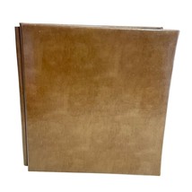 Stampin Up! Brown Leather Album With Plastic Sleeves For Scrapbooking 8.... - $19.74 CAD