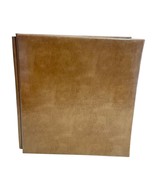 Stampin Up! Brown Leather Album With Plastic Sleeves For Scrapbooking 8.... - $19.74 CAD