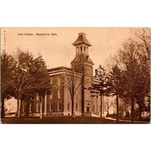 Vintage Kropp Postcard, Maquoketa Iowa High School, Midwest America Hometown - £8.55 GBP