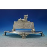 Egyptian Revival by Gorham Silverplate Inkwell w/ Double Well #4905 (#5720) - $46,369.50 MXN
