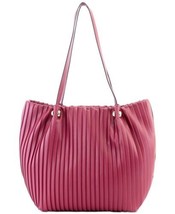 Alfani Womens Phoebe Pleated Tote Size One Size Color Merlot - £74.78 GBP