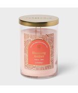 Threshold 2-Wick Lidded Glass Jar Candle Blushing Amber 21.5oz - $277.08 MXN